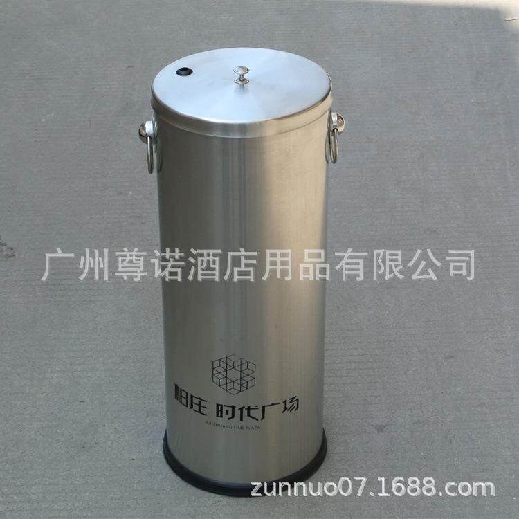 大号办公室茶水间不锈钢茶渣茶水桶带盖隔离茶渣过滤茶叶收集桶