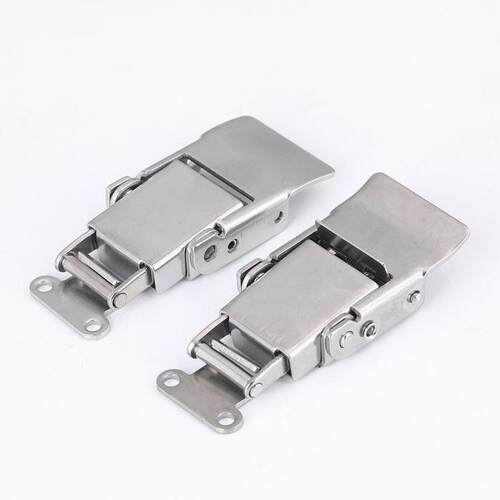 Dk624不锈钢扣锁Hga77鸭喙工具箱木盒弹簧锁设备箱保险扣