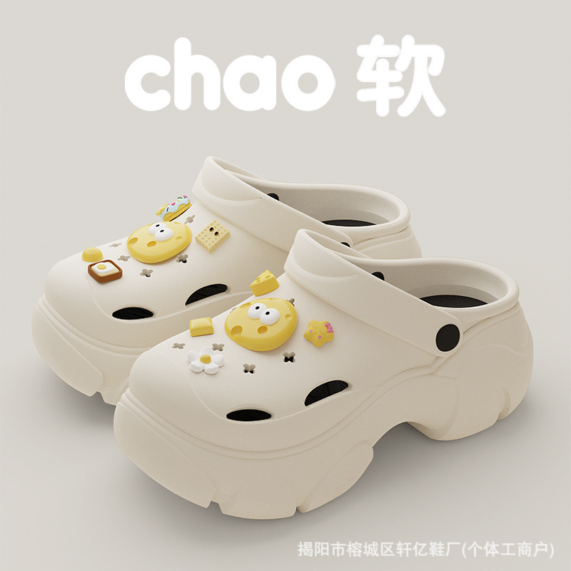 满天星镂空凉鞋水钻休闲洞洞鞋