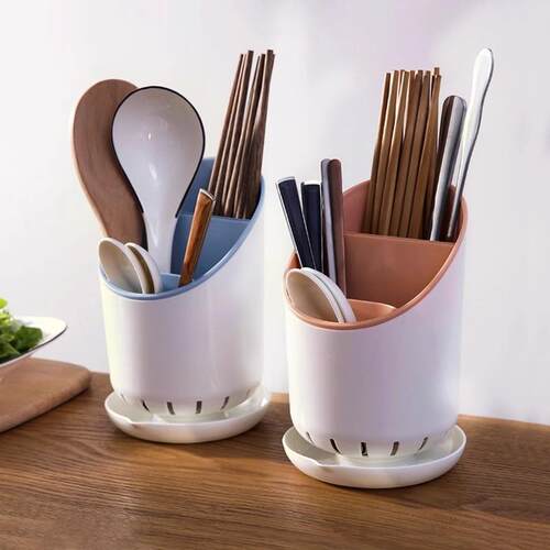 Kitchen Chopstick Holder Drainage Cutlery Storage Box Spoon