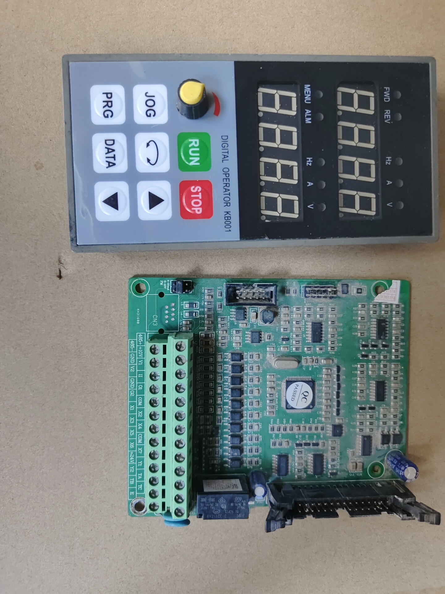 欧陆变频器主板。OL-EV500。VET0.6。二手拆机功能