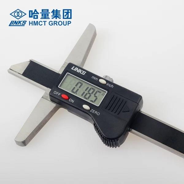 哈量电子数显深度游标卡尺0-2000-3000-5000-1000