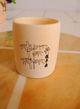 厂家直供竹制品自然竹制竹节杯小茶杯酒杯啤酒杯健康竹子杯子