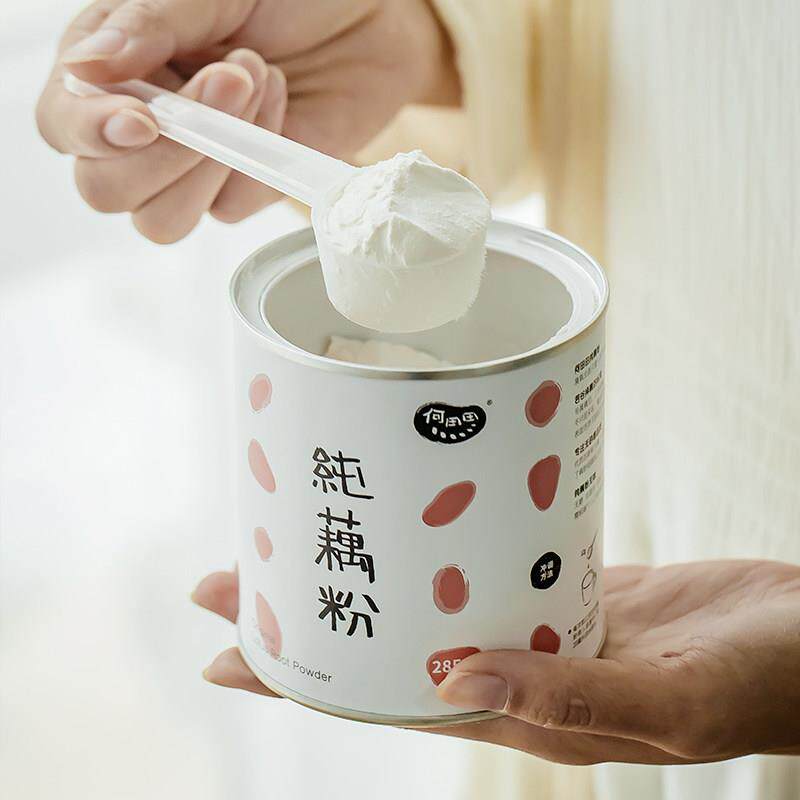 若谷何田田 |古法纯藕粉天然莲藕手工孕妇原味不甜罐装