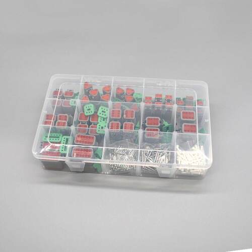DT防水接插件2/3/4/6/8/12孔连接器套装配端子DT04-2PDT06-2S