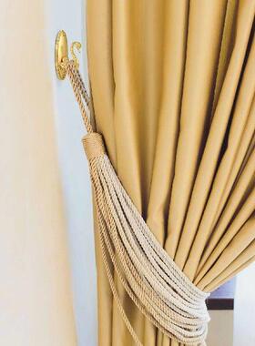 Pair of Vintage Swan Style Drapery Curtain Holdbacks
