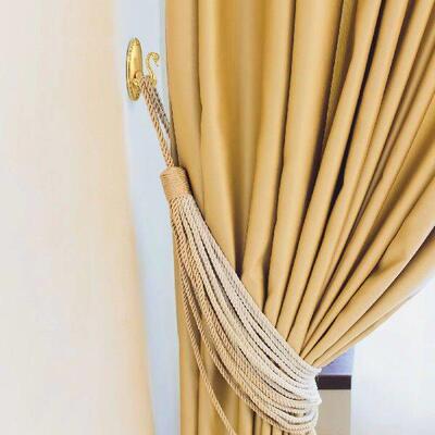 Pair of Vintage Swan Style Drapery Curtain Holdbacks