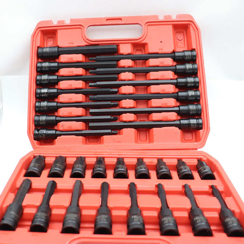 旋套头套旋扳手压具批炮12套筒具电动30小风组件套内/气动六角装