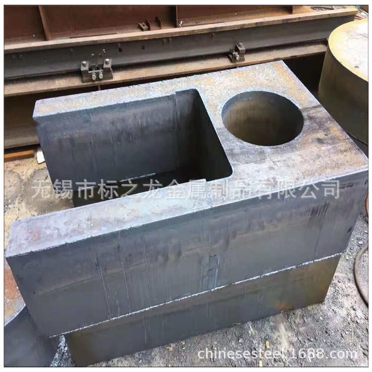 沙钢45#钢板切割超长轴承座厚铁板加工按图切割标准件异形件