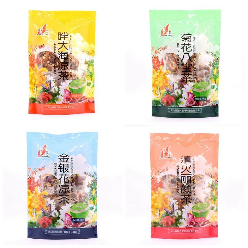 盛华凉茶金银花胖大海菊花八宝茶花果茶凉茶100g