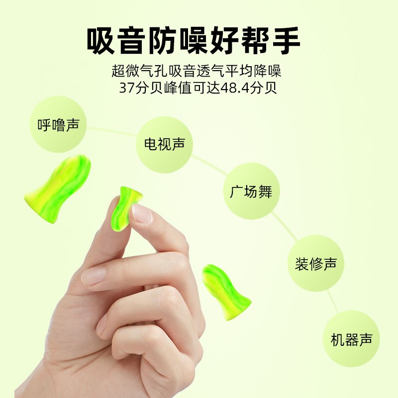睡眠眼罩隔音耳塞套装女防噪音呼噜超级降噪宿舍防吵睡觉耳罩