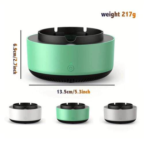 Smart Ashtray Air Purifier,Remove Secondhand Smoke and Toba