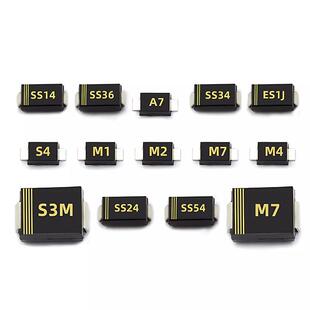 1N4007 SS34/14/24/36/54/34 5819 1N5824二极管贴片M7肖特基整流
