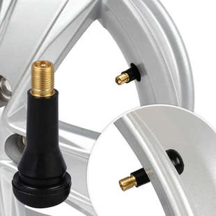 芯汽车轮胎批发胎嘴414r413汽车嘴铜真空铜 橡胶杆嘴充气气门真空