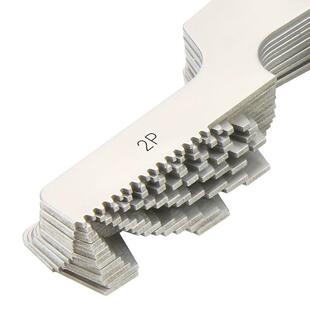 不锈铁29°英制美制30°公制米制ACME梯形螺纹样板T型螺距规牙规