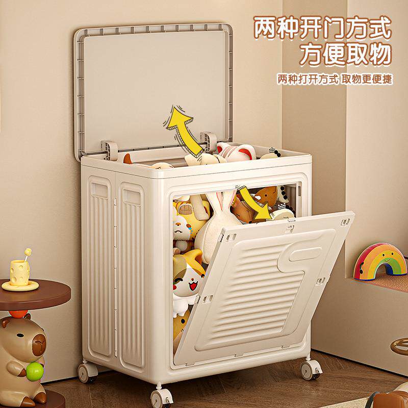 衣收纳箱容量家LY616用柜翻整理箱床头衣物服被子储盖物箱折叠