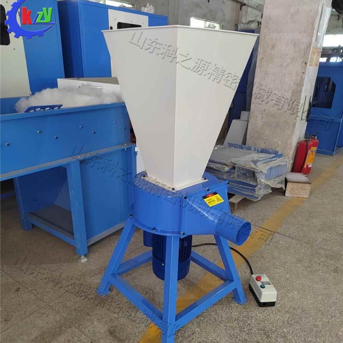 台式碎边角料粉kzy36碎工具一泡沫物料体破碎机坐垫填充海绵粒机