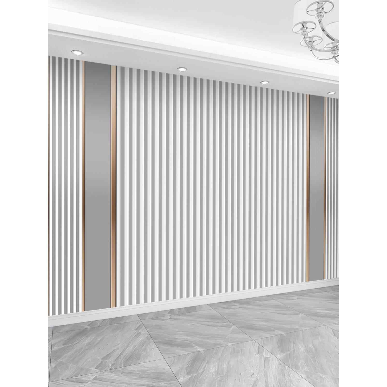 2025新款电视背景墙壁纸现代简约客厅3d立体墙纸线条装饰墙布壁画