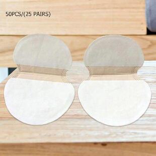 50pcs Clothing Deodorant Pads Non-woven Disposable Underarm