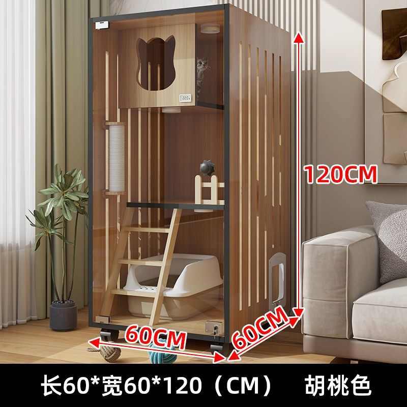超大舍木质柜猫猫猫猫笼子猫室内家用房子屋猫窝猫双层别墅空间