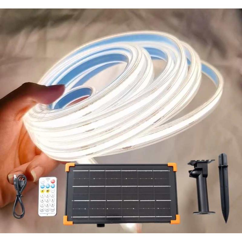 带霓虹防水跑马灯四装饰色灯太阳能户外变led彩庭院氛围花园别墅