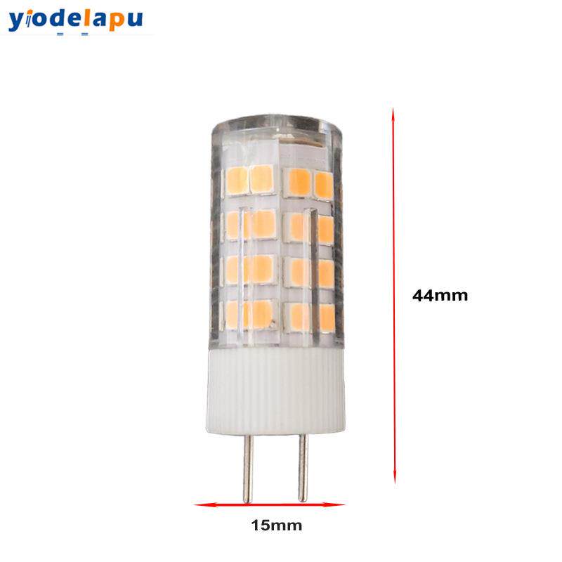 【跨境】GY6.35led灯泡220V110V12V高亮吊灯用51灯珠led玉米灯G4