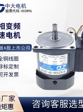 ZD交流220V/25W/4I25GN-6P-CFTP执行器感应马达油泵电机阀门