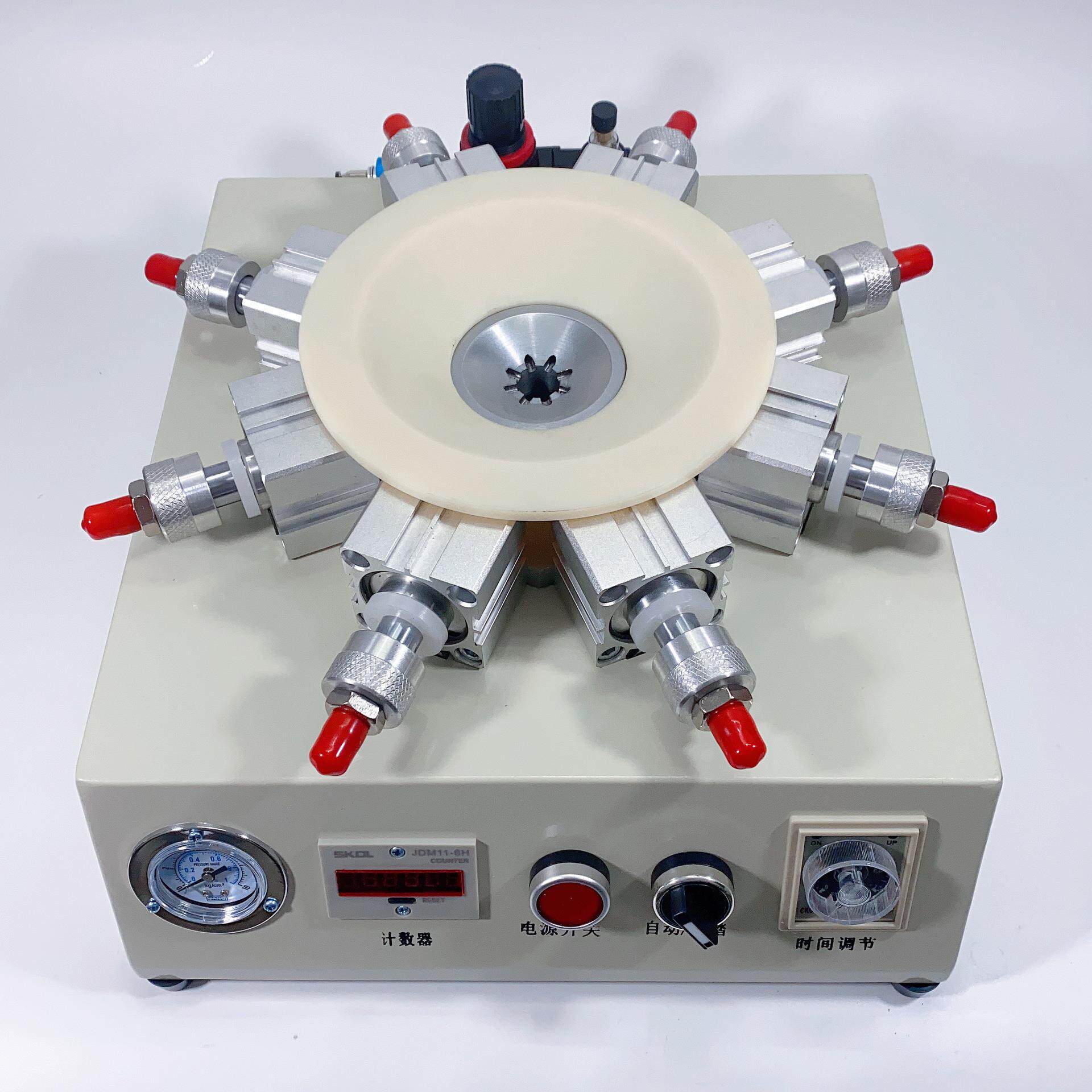 E14气动灯头锁紧器e17自动感应式灯头打钉机气动台式箱式打点机