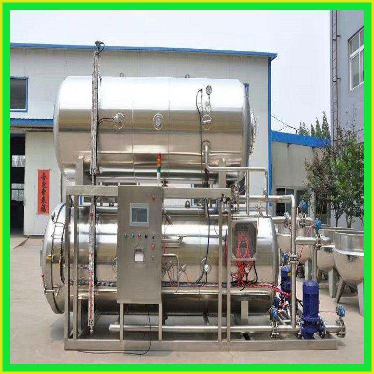 全自动食品双层杀菌锅 电加热粽子灭菌釜 熟食肉制品杀菌设备