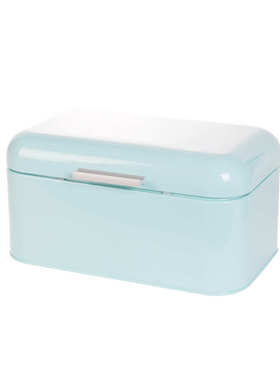 复古盒*家居箱储铁皮厨房面包 铁制大容量收纳金属18cm30cm长方形