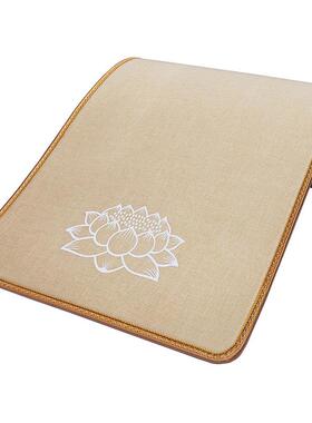 四季8809莲花款加厚超顺滑亚垫麻礼拜头垫大拜磕大垫打坐大垫拜忏