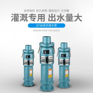 潜水泵灌溉用电泵干UPZ潜电泵电式 泵 应油浸泵供水油浸式 浙江大元
