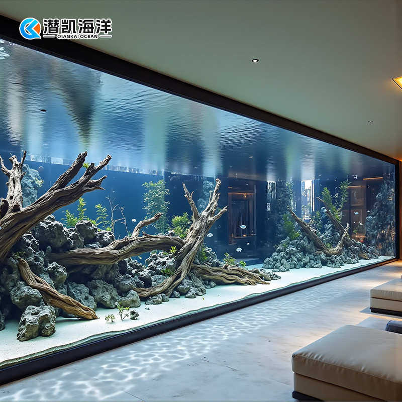 亚克力大型鱼缸定制 海洋馆设计有机玻璃鱼缸 美人鱼观赏鱼缸大型,宠物/宠物食品及用品,桌面缸,淘宝优惠券,粉丝福利购,淘宝优惠卷