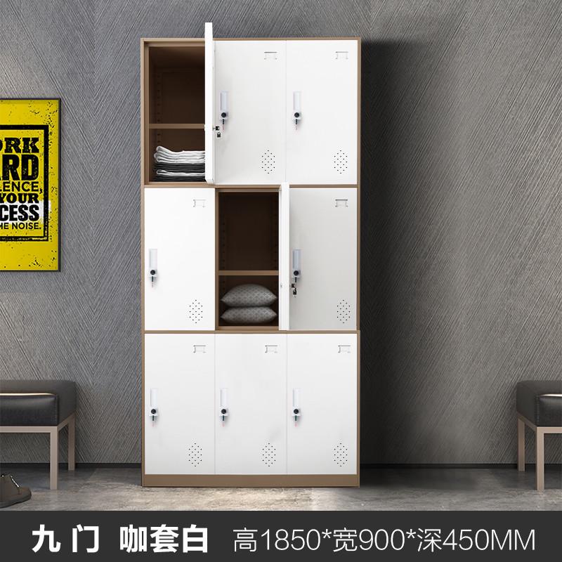 员工包健身房更衣柜柜柜带边储物柜换衣柜寄存锁钢制浴室铁皮柜窄