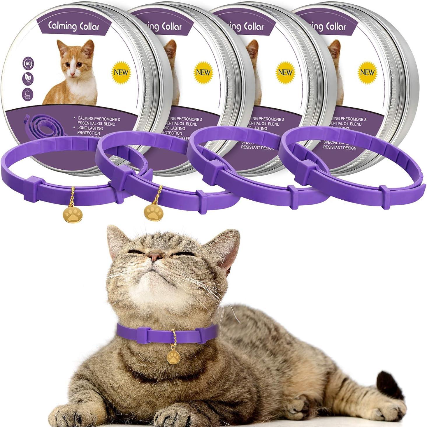跨境亚马逊宠物舒缓镇定项圈狗狗猫咪大小可调节镇定安抚猫项圈