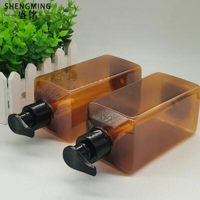 500ML High-grade Shoulder Shampoo Square Bottle Shampoo Bott
