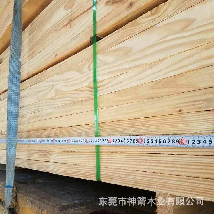 建筑木方白松铁杉木广州工地按规格尺寸开料四面见线工程方料