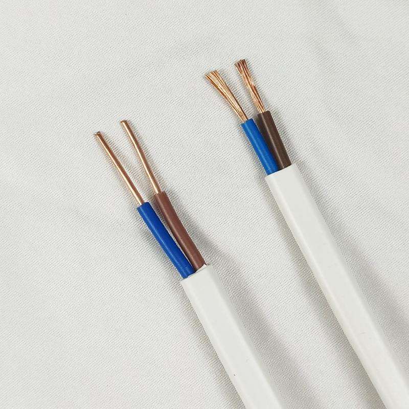 国标BVVB双芯电线电缆线2芯护套线家装家用工程铜芯线铜电线阻燃