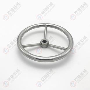 不锈钢圆形手轮方向盘式 手轮M16M20M24304不锈钢手轮