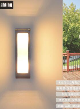 中式户外长条壁灯上下发外光简约欧规方酒店走廊形双新GP-G129头