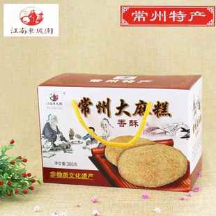 常州特产江南东坡园360克麻糕6祇中礼盒装3甜3咸拼口味