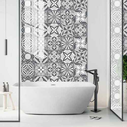 Crystal Tile Self-adhesive 3D wall sticker Kitchen Wallpaper