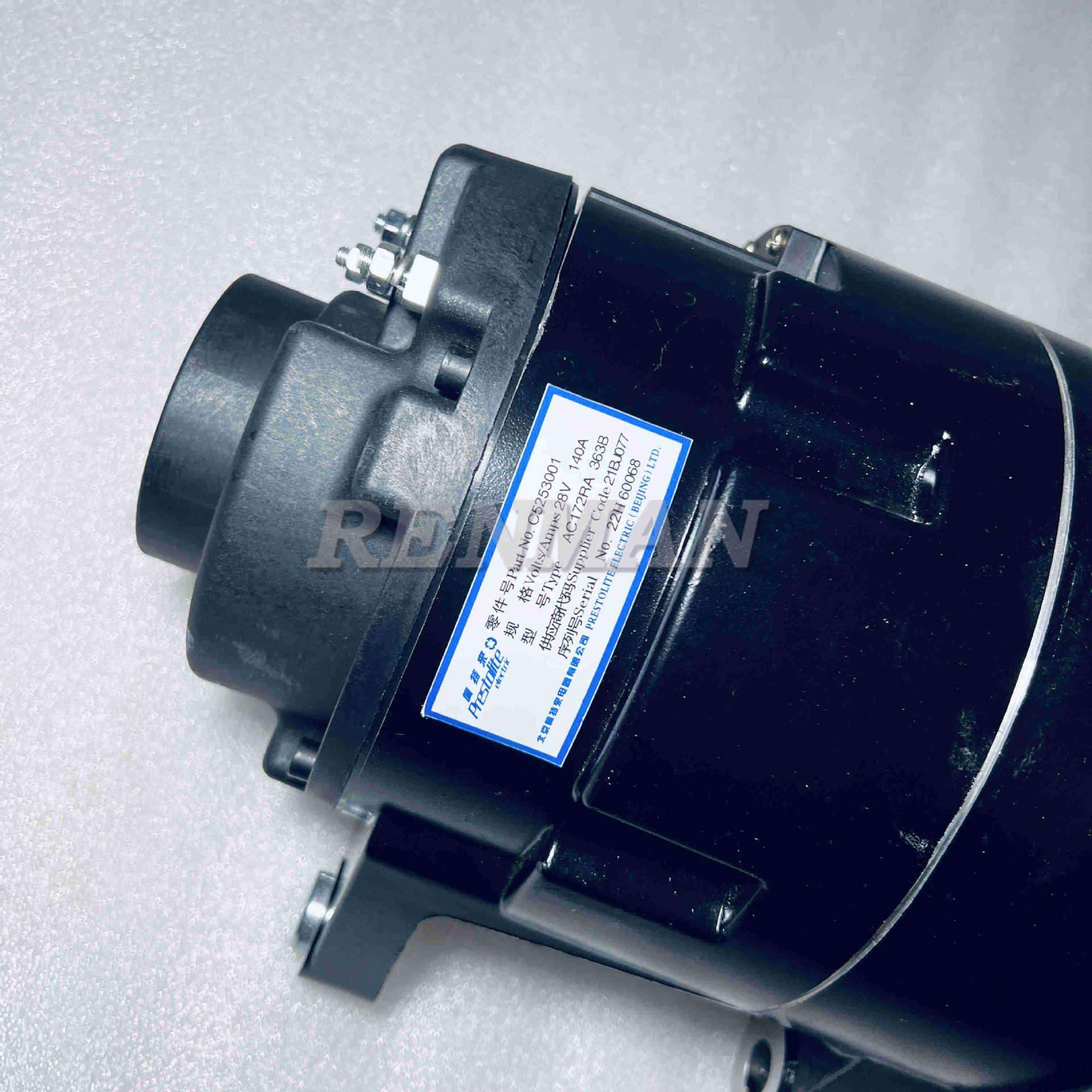 康明斯客车28V 140A佩特来发电机5253001/AC172RA363宇通汽车配件
