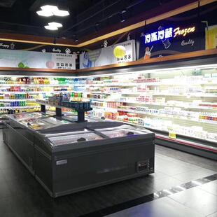 分体敞开式立式风幕柜饮料柜蔬果柜