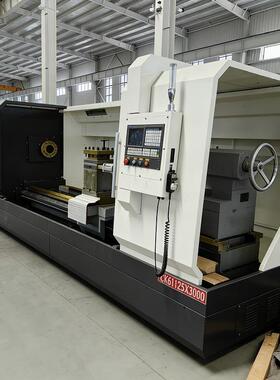 机床工厂CK61125x1500大型数控车床整体床身系统选配C数控车床
