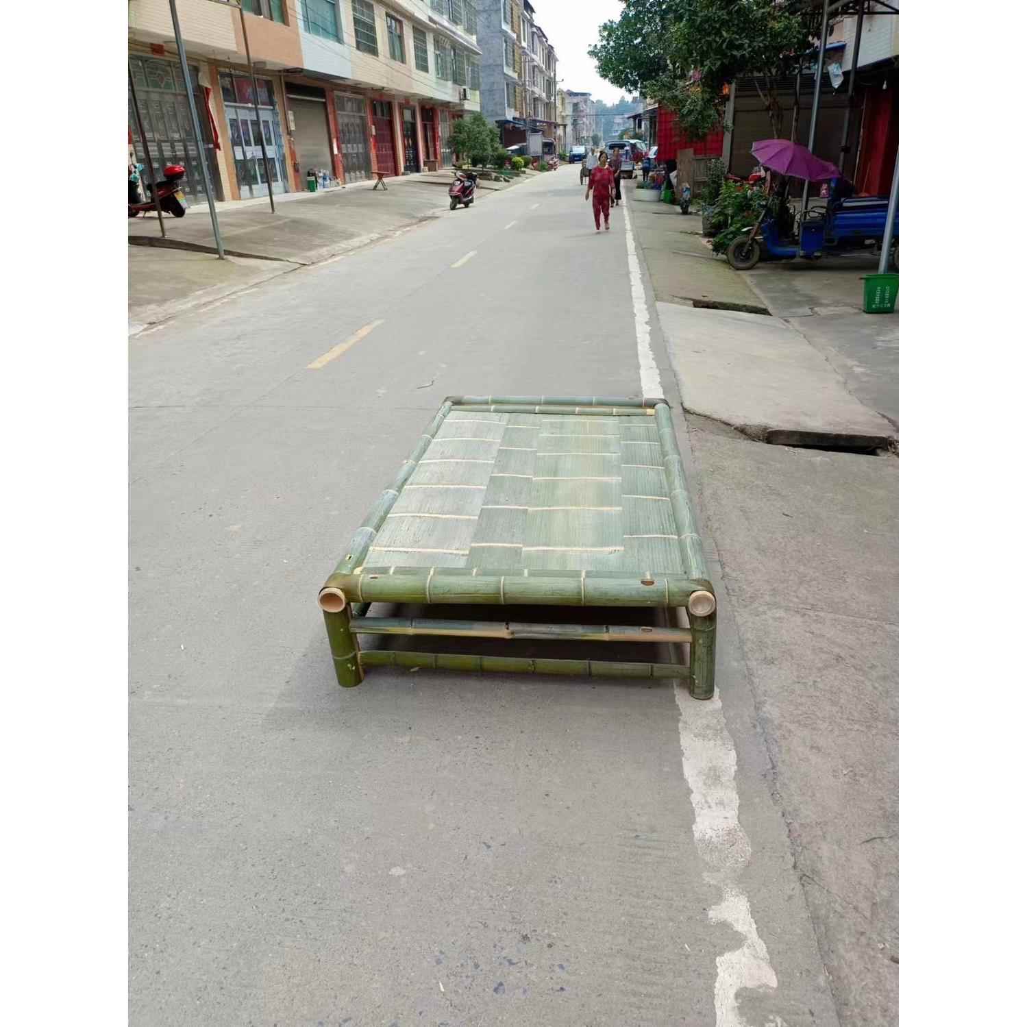 竹罗汉床竹沙发楠竹床竹床竹凉床午休多人竹床竹床板手工竹床老式