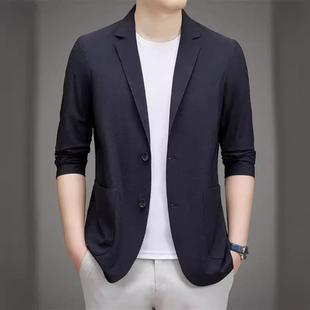 男士 纯色男士 外套新休男装 C上衣早男春款 商务闲男神范外套 西服22