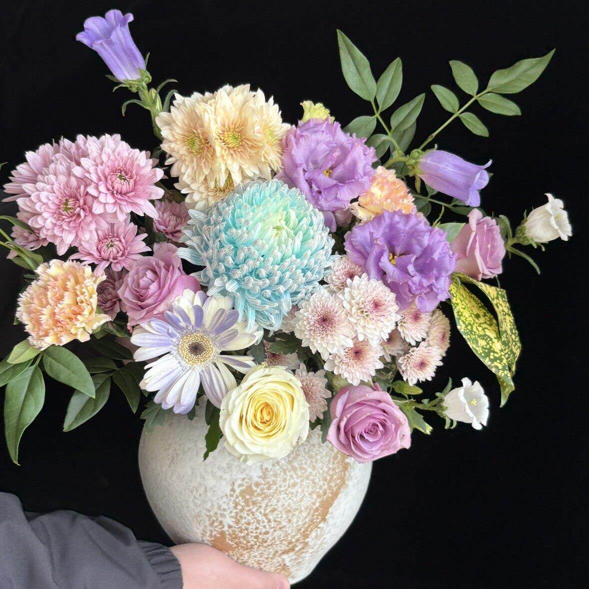 紫绮云裳花束混搭花材居家插花云南基地直发