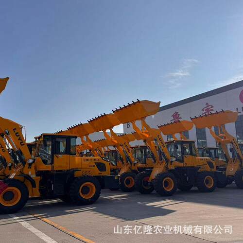 小型20铲车装载机 轮式养殖场清粪抓草机 建筑工地农场装载机