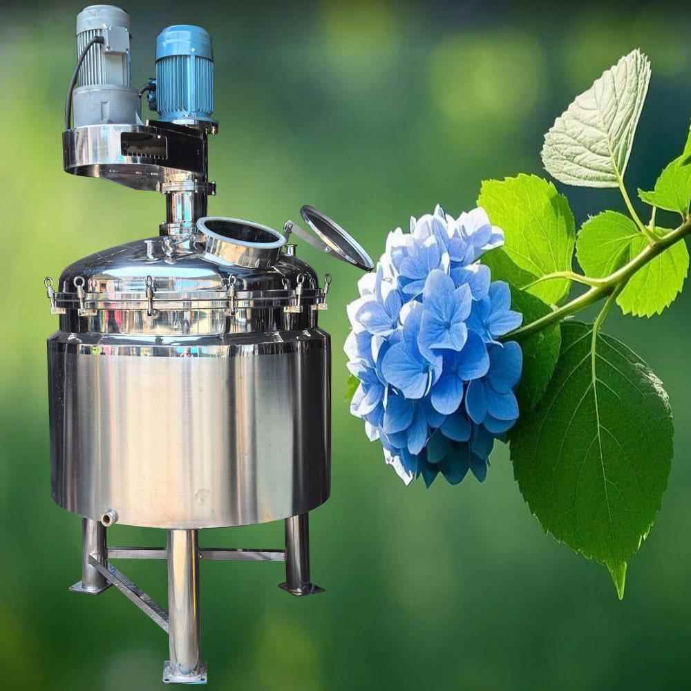 搅拌机乳化反应釜双层电加热自动无尘加料计量防爆全自动变频耐腐